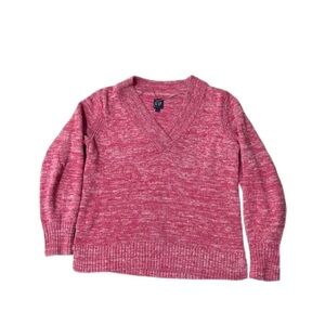 GAP Rose Marled V-Neck Sweater